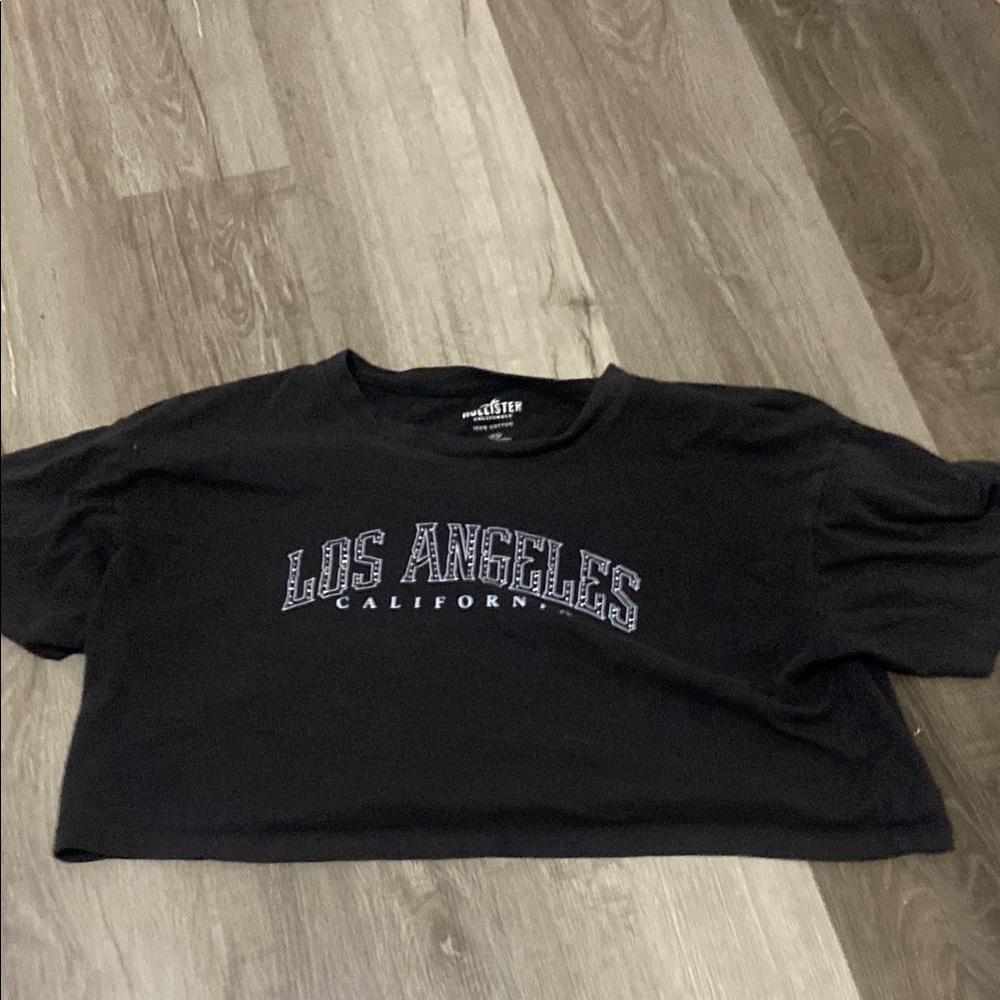 Hollister Black Los Angeles Tee